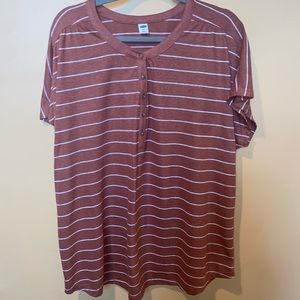 Old Navy Women’s Short Sleeve Striped T-Shirt Size XX-LARGE